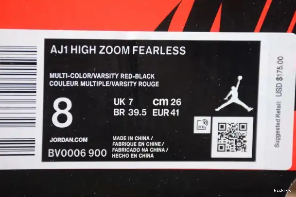 Rep MAX Zoom Air High Retro BV0006-900 Jordan 1 Fearless 0327